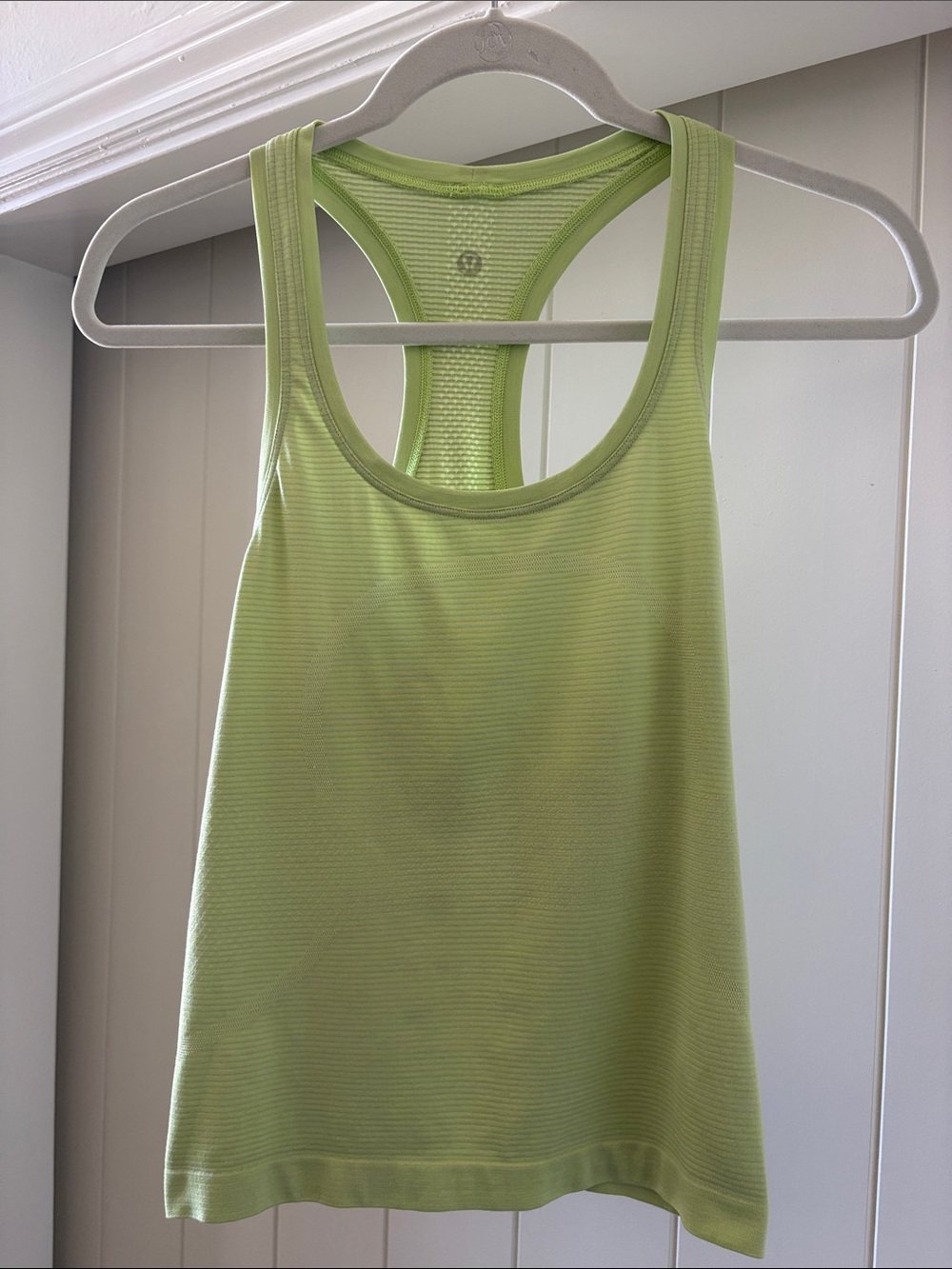 Lululemon Brand Women's Lime Green Racerback Tank Top, size 8